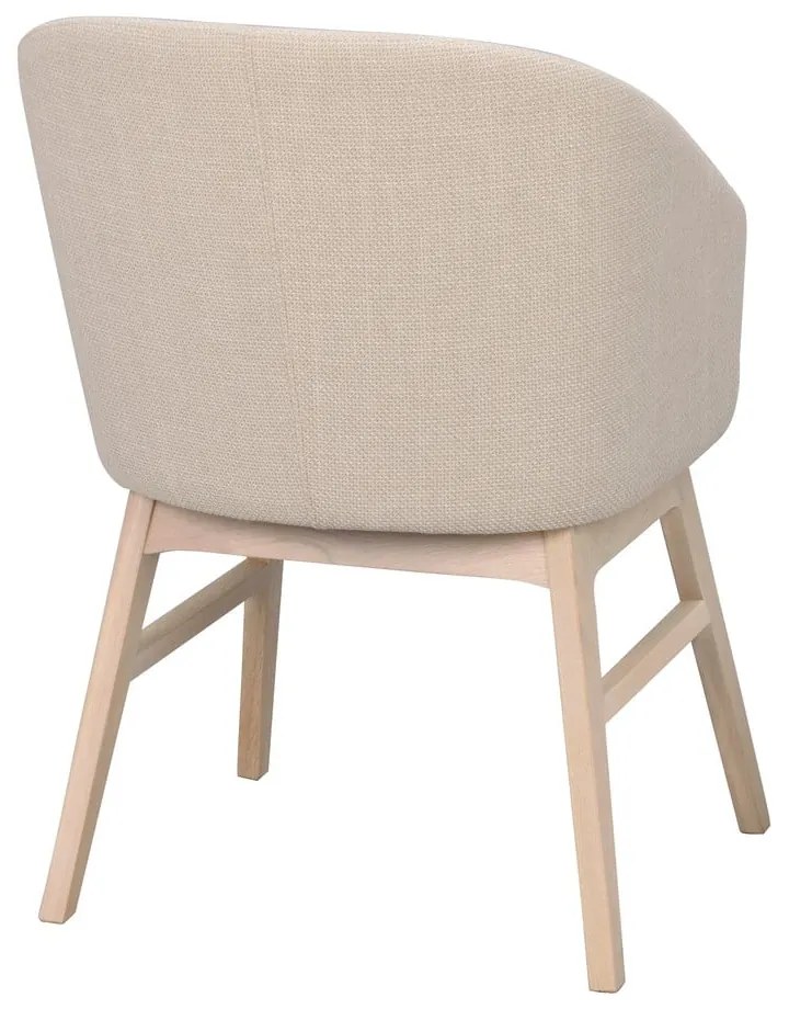 Béžové čalúnené jedálenské kreslá v súprave 2 ks Windham – Rowico