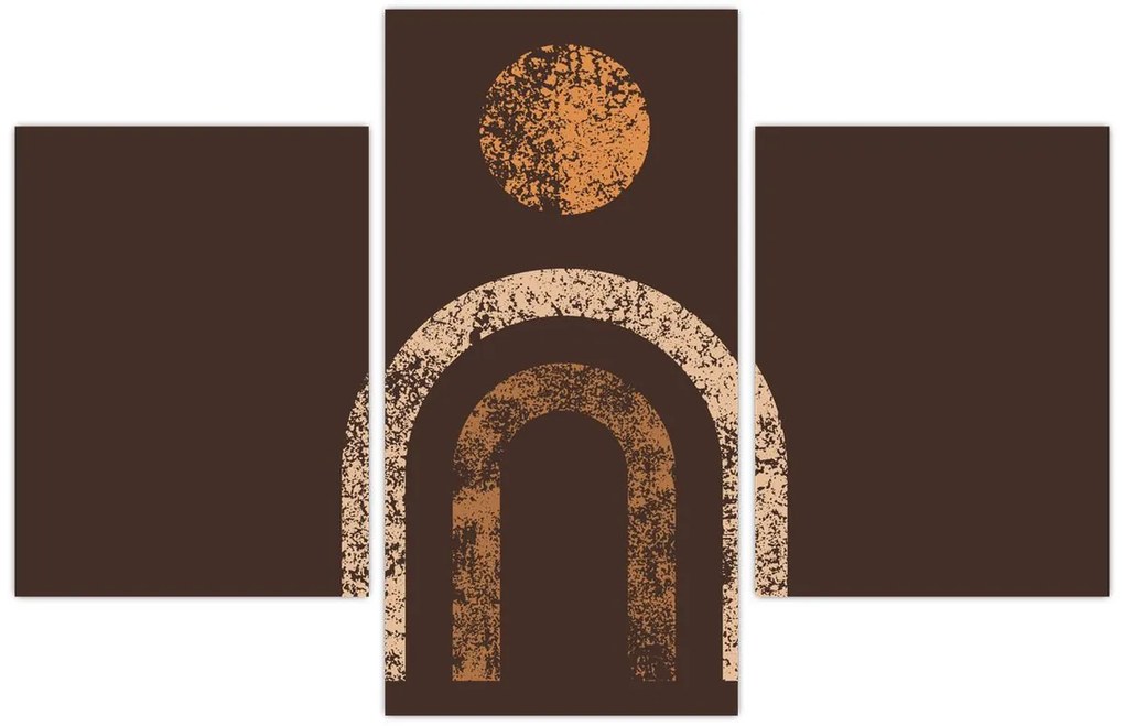 Obraz - Oranžové oblúky N⁰1 (90x60 cm)