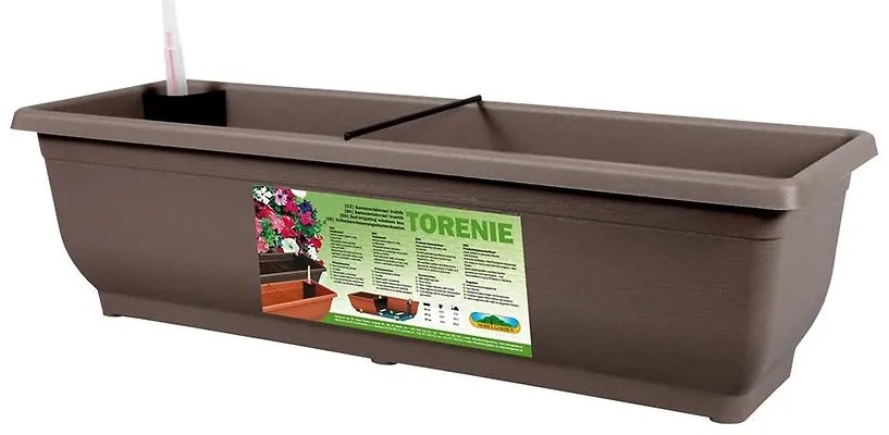 Kvetináč samozavlažovací Torenie 60 cm/hnedý