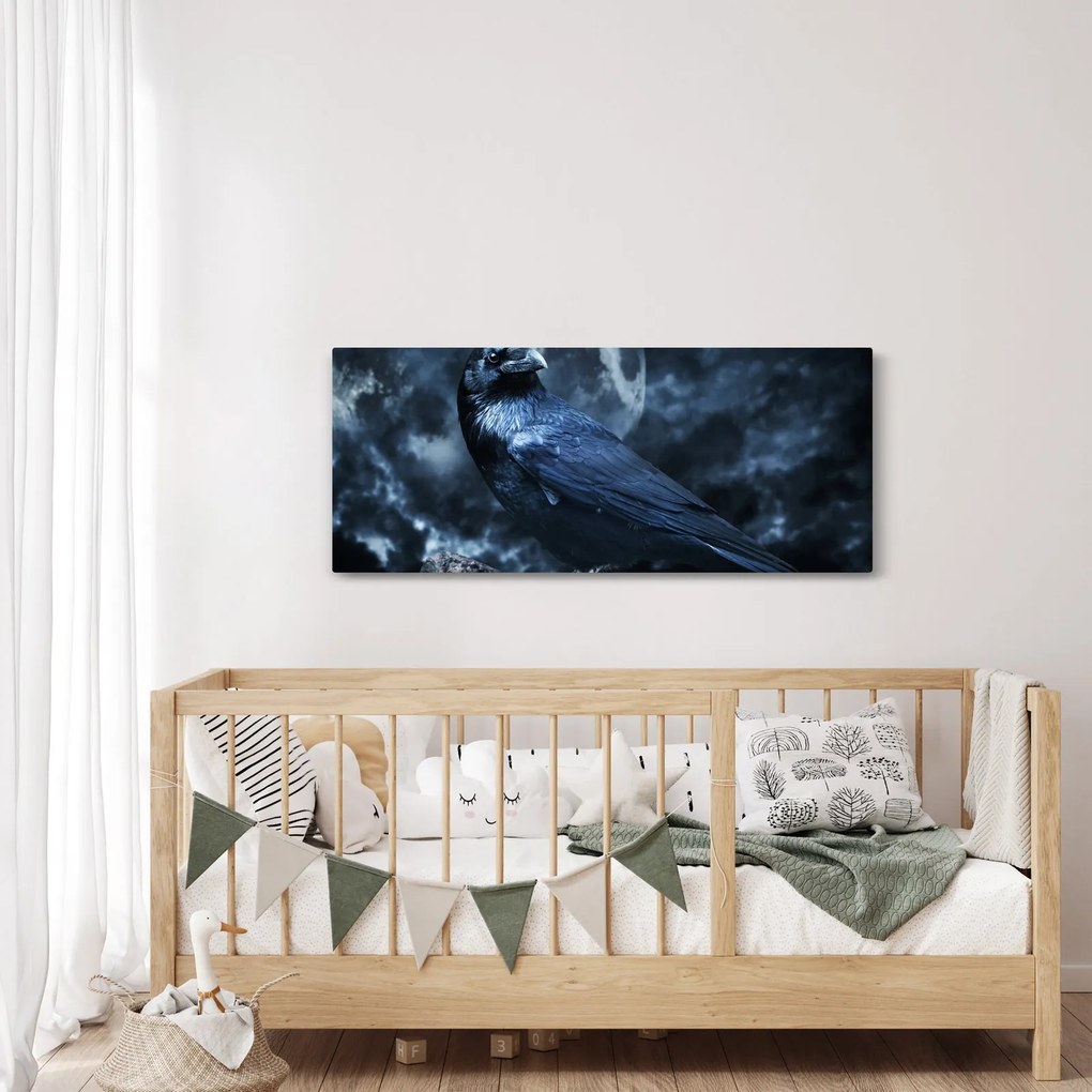 Obraz - Havran (120x50 cm)