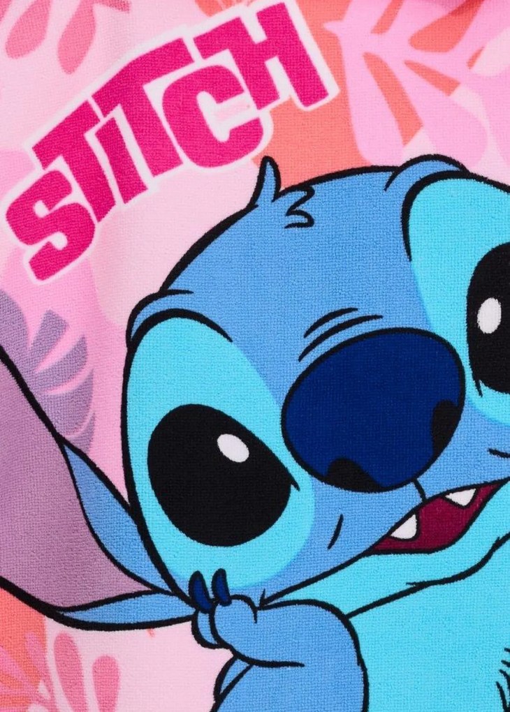 Detské pončo mikrovlákno Lilo and Stitch 50x100cm Faro Tiahome