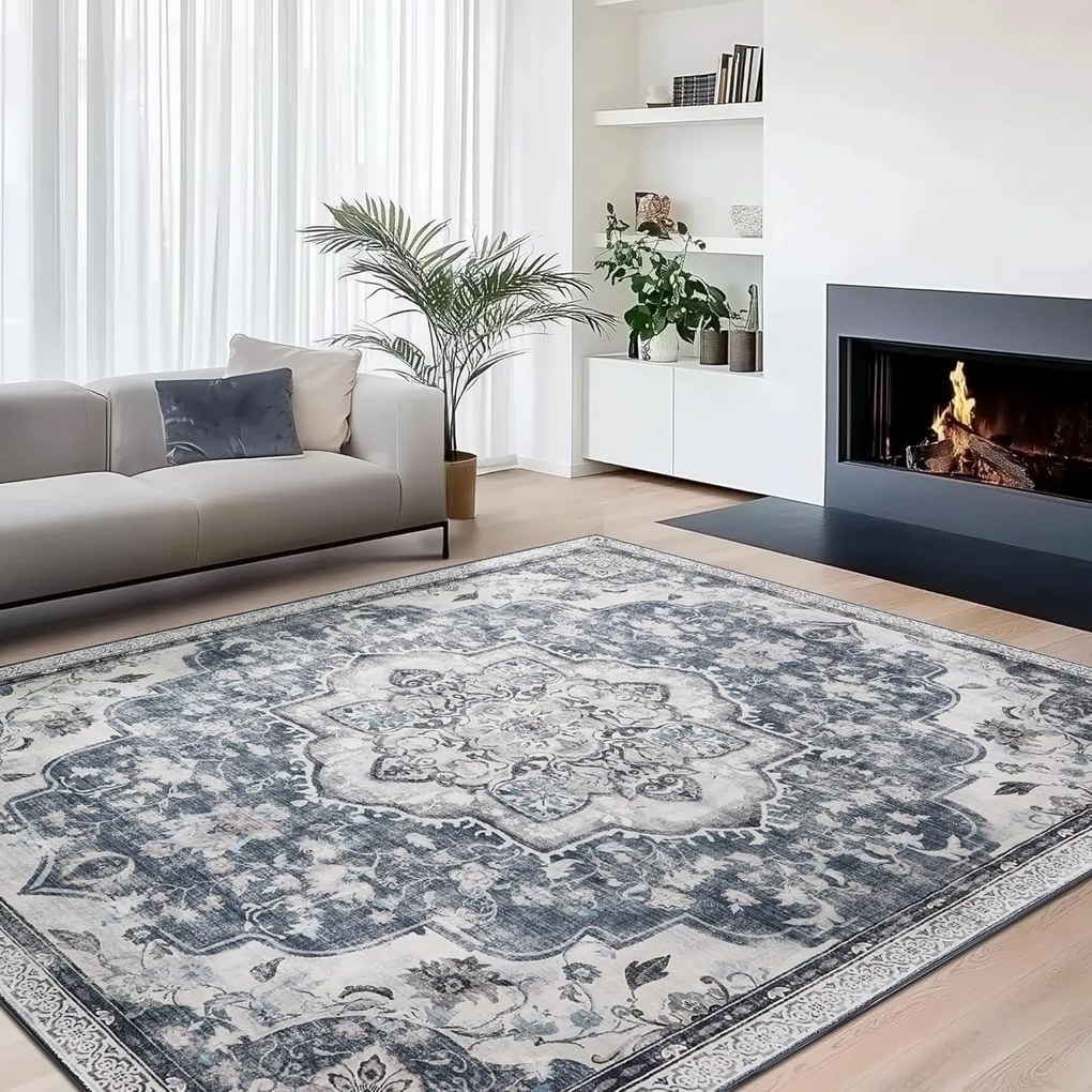 Obdélníkový koberec FALCON 160x230 cm šedý