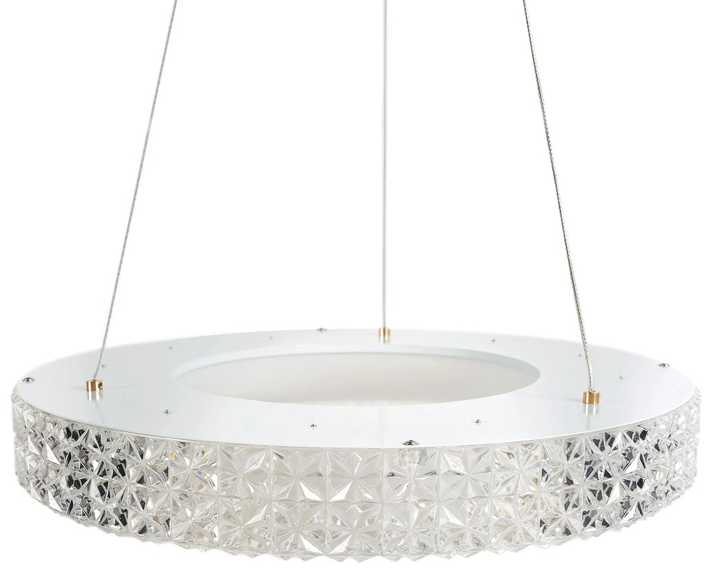 Toolight Toolight, LED závesné osvetlenie 40cm, 24W, 4000K, MS001-CP, ružové zlato, OSW-09610