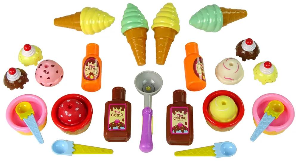 Lean Toys Veľká sada zmrzliny a koláčikov