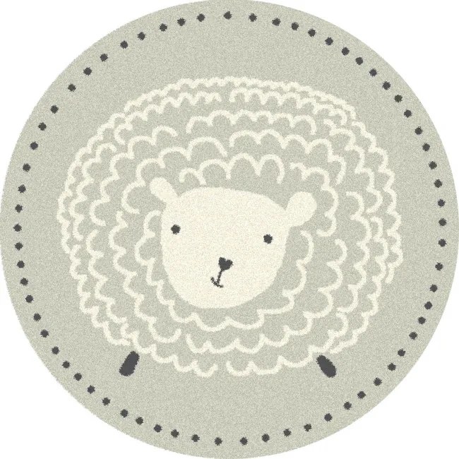 Detský koberec Agnella Isfahan M Sheep popol kruh