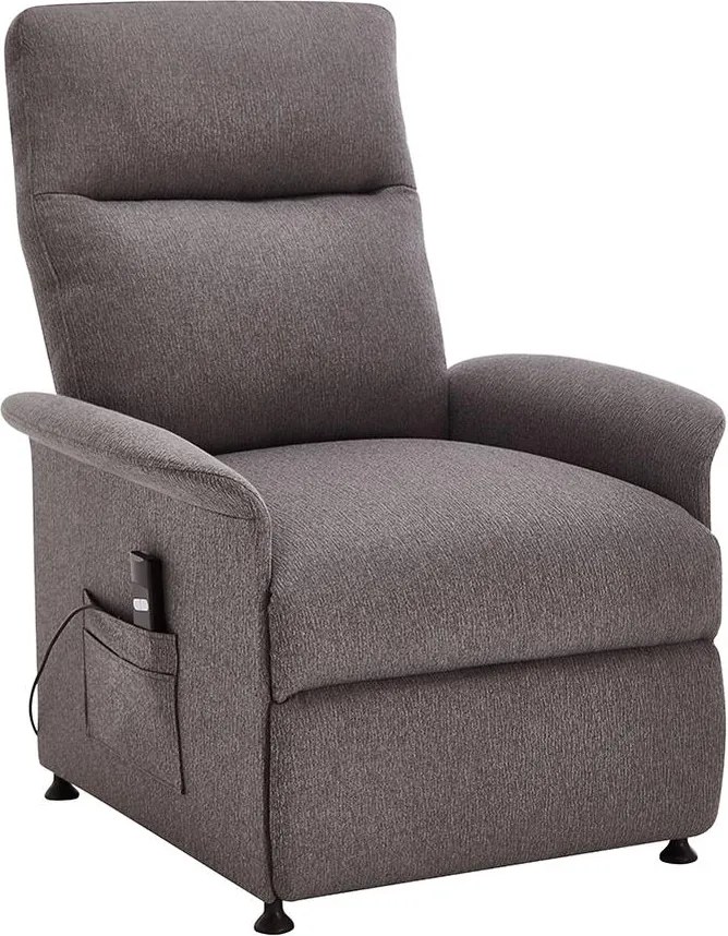 Elektrické relaxačné polohovateľné kreslo Catini ELYSIO hnedá