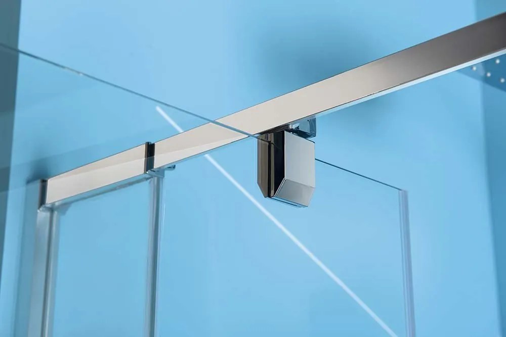 Polysan EASY, 3-stenový sprchový kút 900-1000x900mm, pivot dvere L/P varianta, číre sklo, EL1715EL3315EL3315