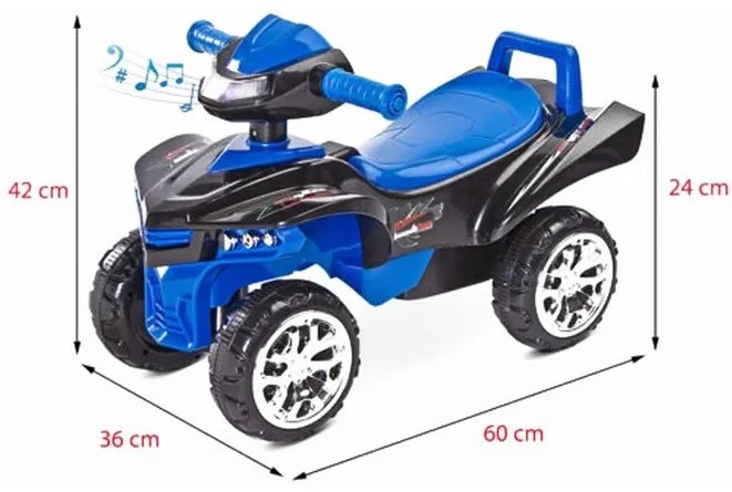 Odrážadlo štvorkolka Toyz miniRaptor zelené