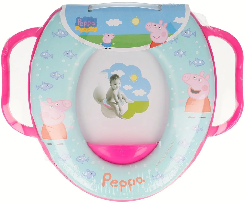 Mäkký adaptér na WC pre deti Prasiatko Peppa