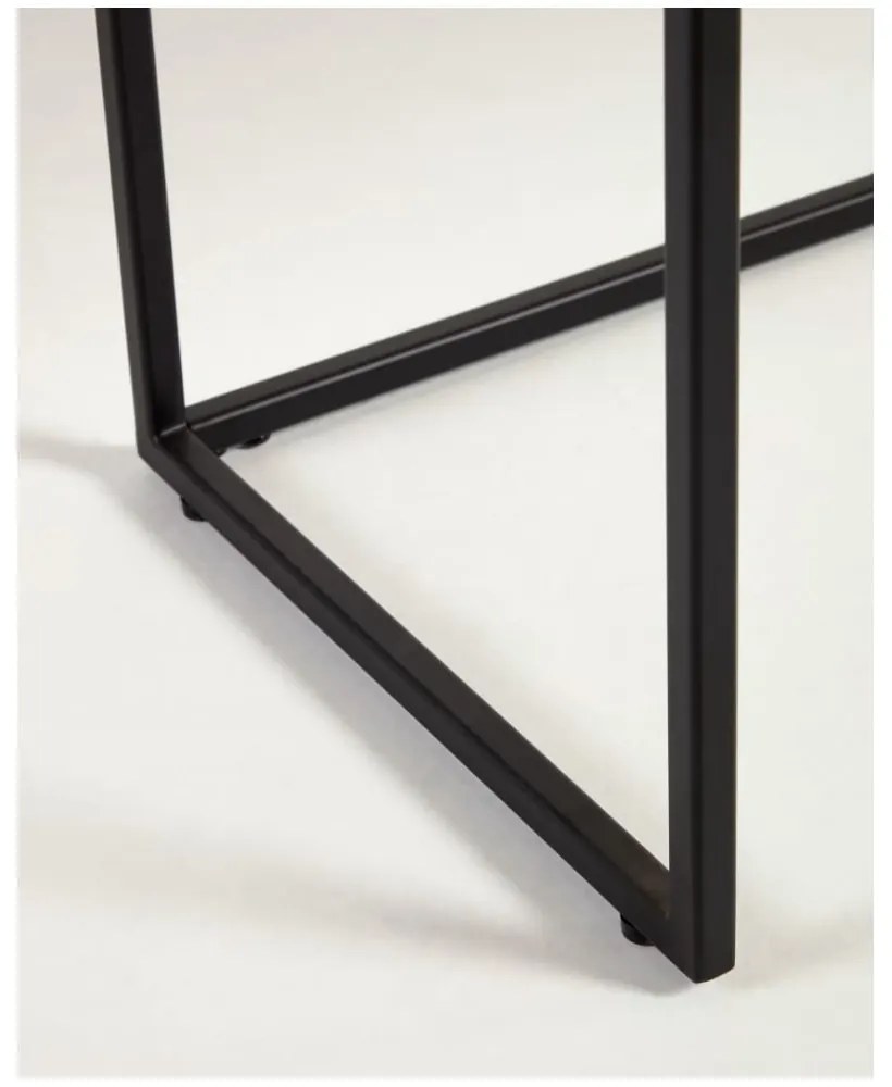 Konzolový stolík v dekore duba 120x30 cm Yona - Kave Home