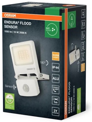 Osram - LED reflektor so snímačom ENDURA LED/10W/230V 3000K IP44