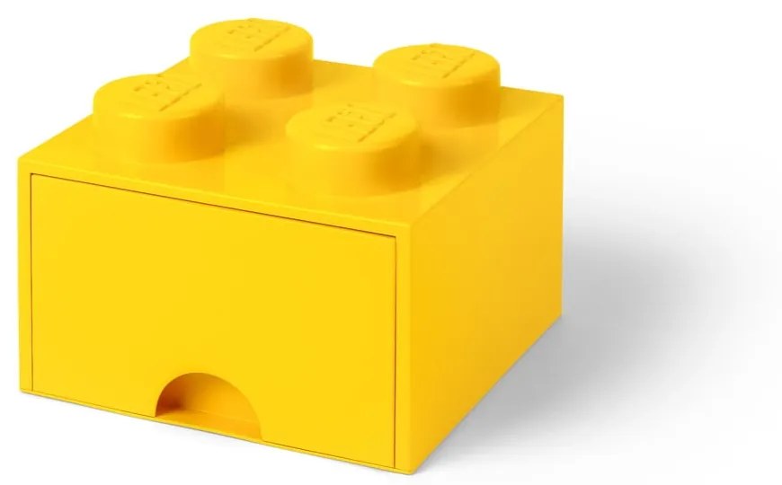 Žltý úložný box so zásuvkou LEGO®