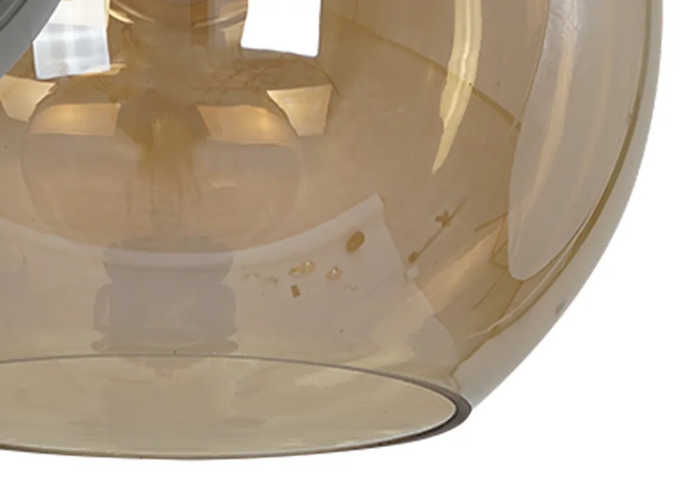 Stropné svietidlo Sofia, 3x sklenené tienidlo (mix 3 farieb), b, o