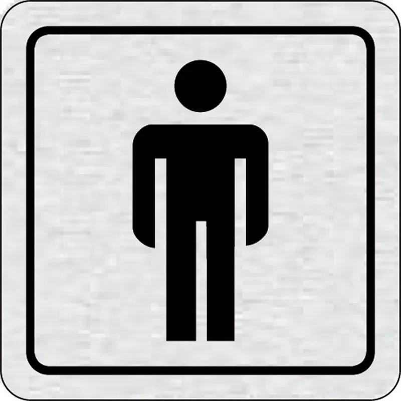 Tabuľka na dvere - WC muži
