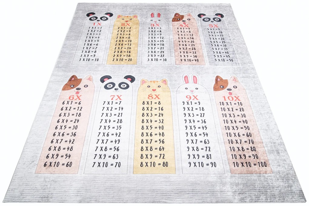 Detský koberec MATEMATIKA - PRINT EMMA ROZMERY: 80x150