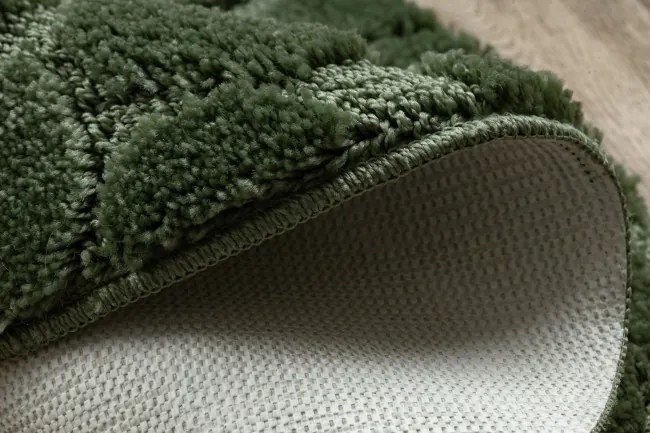 Kúpeľňový koberček SUPREME STONES kamienky, zelený kruh