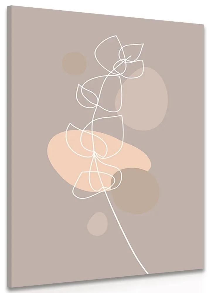 Obraz minimalistický list No1 - 40x60