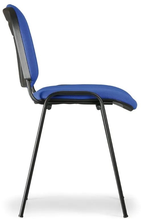 Konferenčná stolička VIVA, čierne nohy, modrá