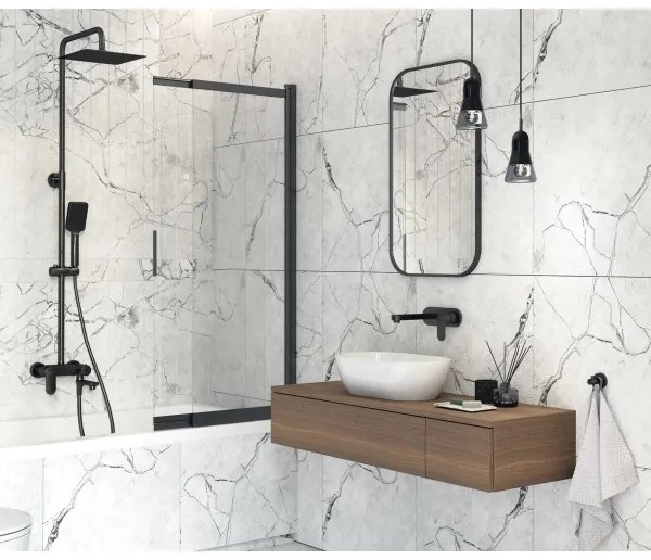 Deante BGA_N54L - umývadlová batéria ALPINIA pre podomietkovú inštaláciu, čierna