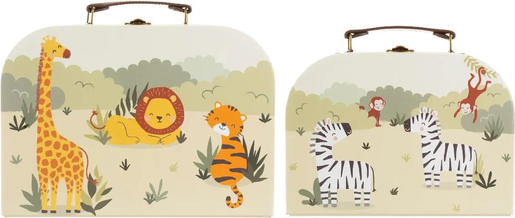 Kartónový kufrík Safari - menší