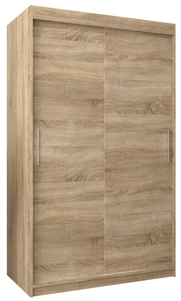 Šatníková skriňa 120 cm Toki (Dub sonoma + Dub sonoma). Akcia -50%. Vlastná spoľahlivá doprava až k Vám domov. 1064816