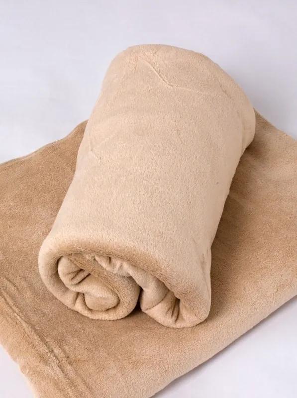 Hnedá deka 150 x 200 cm