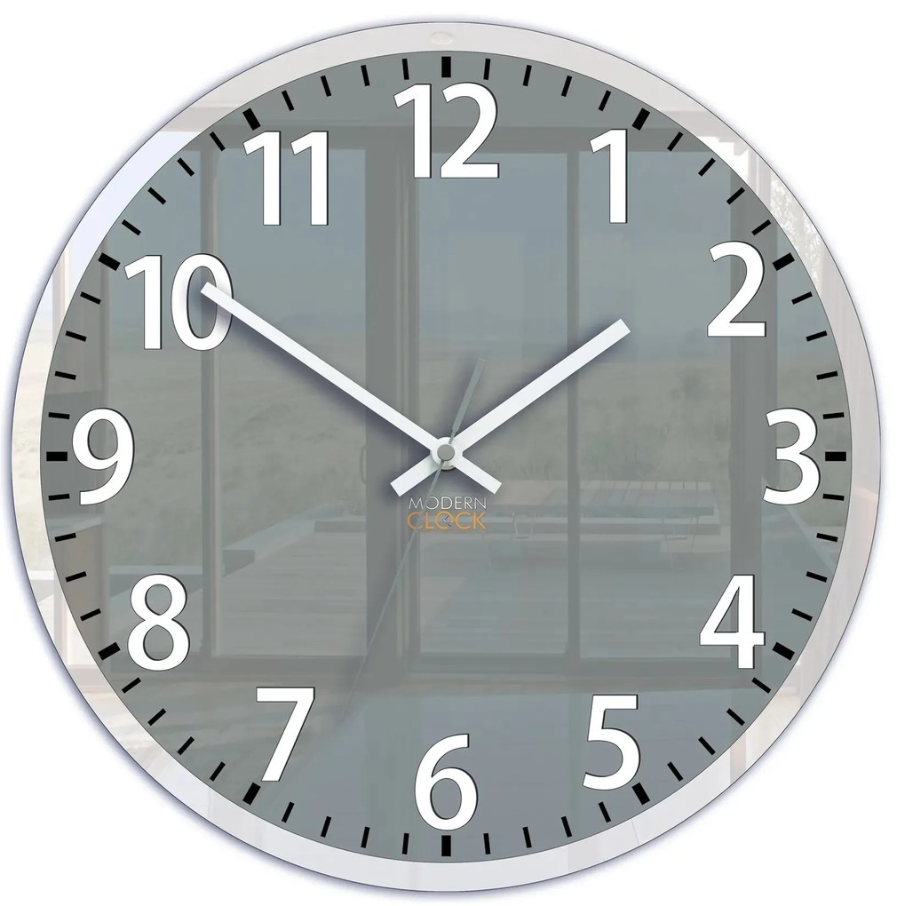 Nástěnné hodiny Louis 30 cm šedé