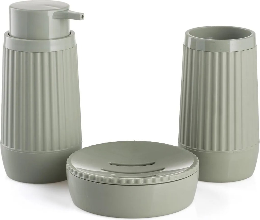 Sada kúpeľňových doplnkov Avenis, zelená