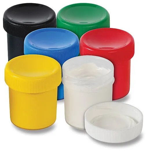 Temperové farby Faber-Castell v téglikoch - 6 ks x 20 ml