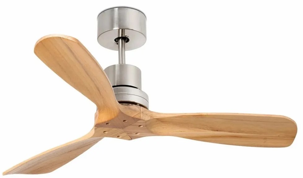 FARO 33509DC - Stropný ventilátor MINI LANTAU chróm/drevo pr. 107 cm + DO