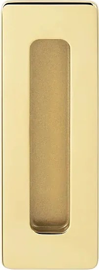 Mušle na posuvné dvere MP TI 4181 5S - bez otvoru (OLV), MP OLV (mosadz leštená a lakovaná)