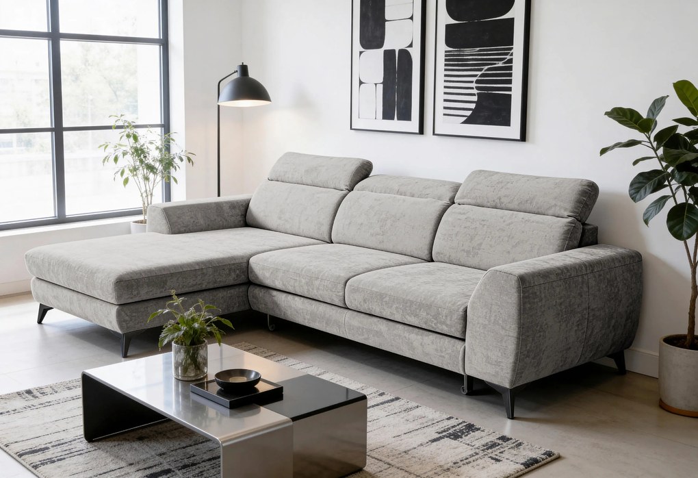 XXXLutz ROHOVÁ SEDAČKA, textil, cappuccino MID.YOU - Sedačky - 000694011003