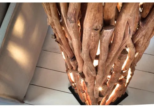 Stojaca lampa 40484 Nature Art 175cm Prírodná Logan Drevo  - Komfort-nábytok