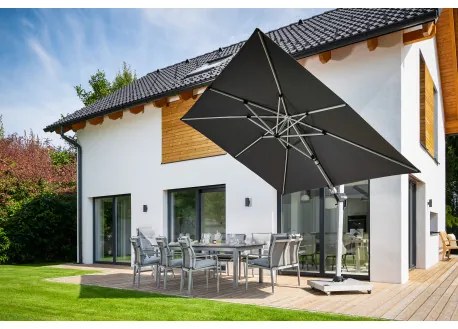 Doppler ACTIVE 350 x 260 cm - záhradný slnečník s bočnou tyčou - 2. akosť (S259)