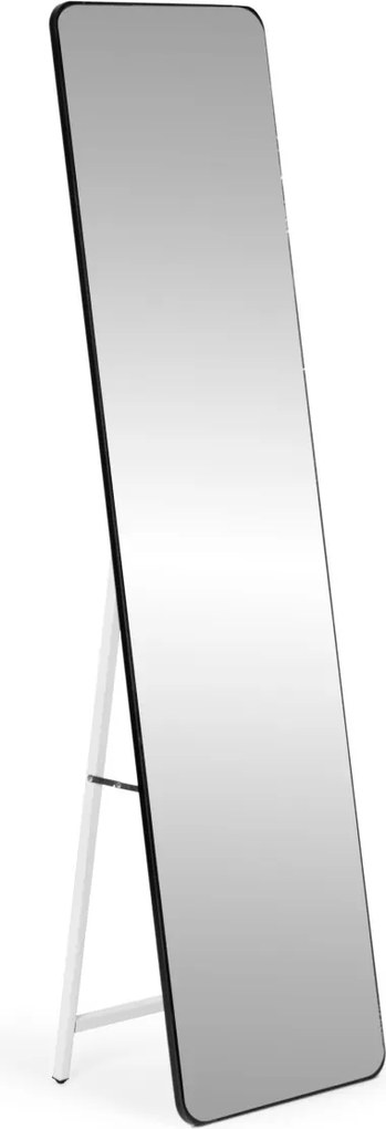 Voľne stojace zrkadlo DUO 148 cm čierne