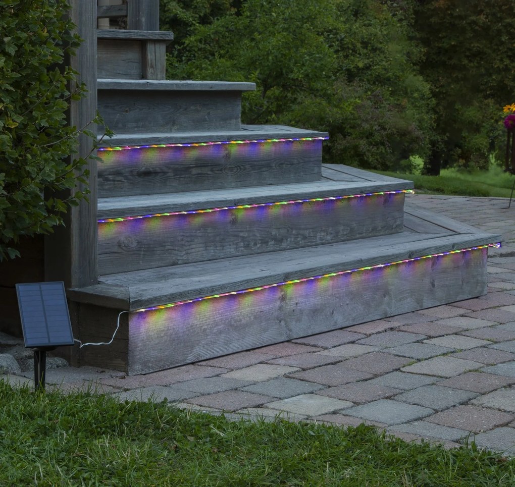 STAR TRADING Vonkajší LED svetelný pásik na solárne nabíjanie Strip Light – 5 m