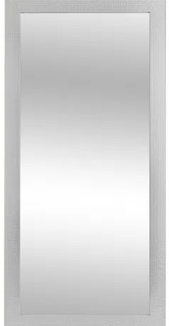 Zrkadlo GLAMOUR/B Biela 40x80 cm