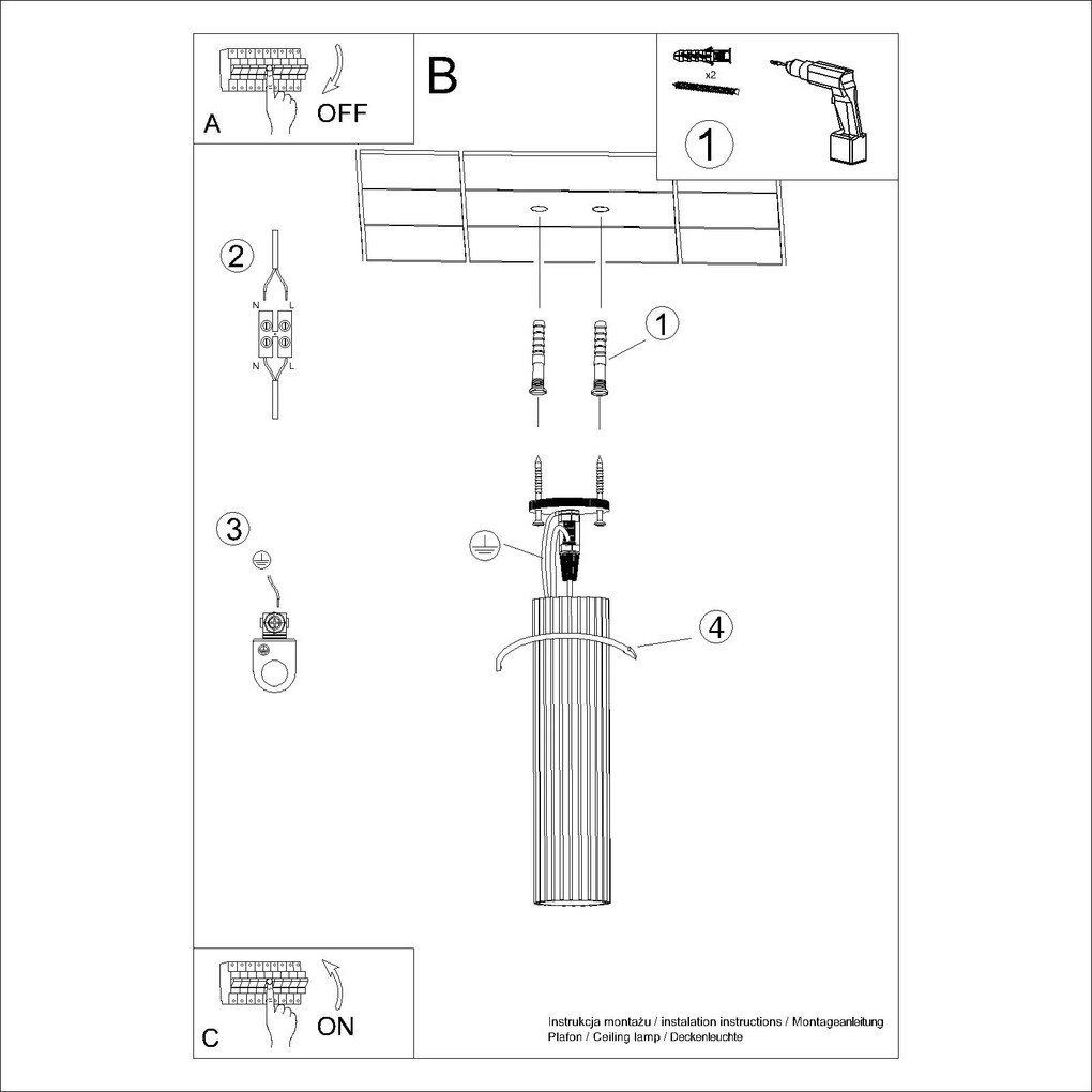 Stropné svietidlo Karbon, 1x tmavobéžové hliníkové tienidlo, (40 cm)