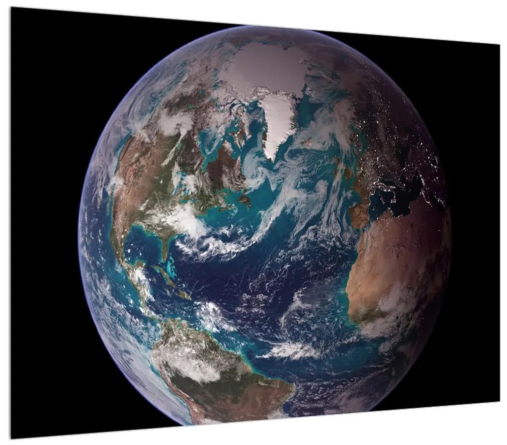 Obraz planéty Zem (70x50 cm)