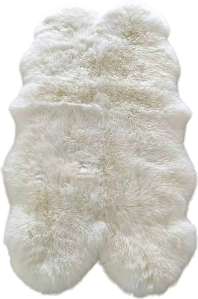XXXLutz OVČIA KOŽUŠINA, 105/180 cm, biela - Koberce - 003580010160