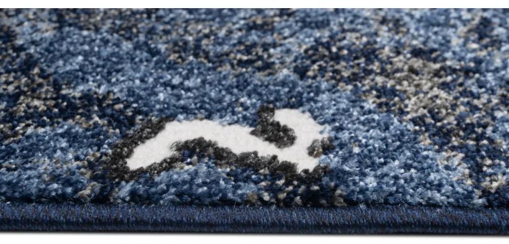 Kusový koberec Dieter modrý 120x170cm