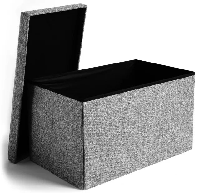 Úložná taburetka DIEGO XL sivá