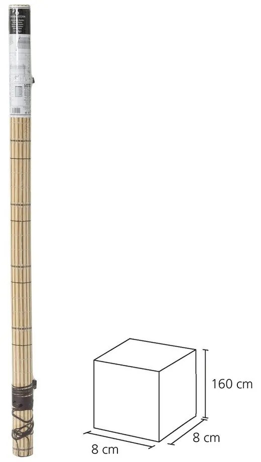 Svetlo hnedá bambusová roleta 160x180 cm Natural Life - Casa Selección