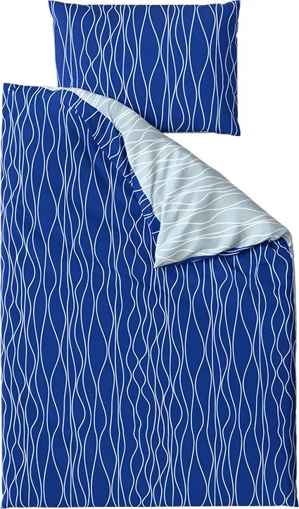 Obliečky z mikrovlákna LIORA modré Rozmer obliečky: 2 ks 70 x 90 cm | 200 x 220 cm