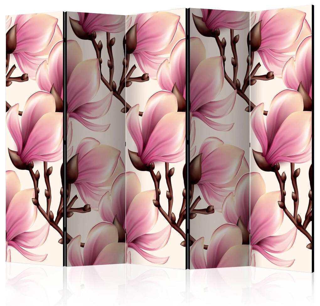 Artgeist Paraván - Blooming Magnolias [Room Dividers]
