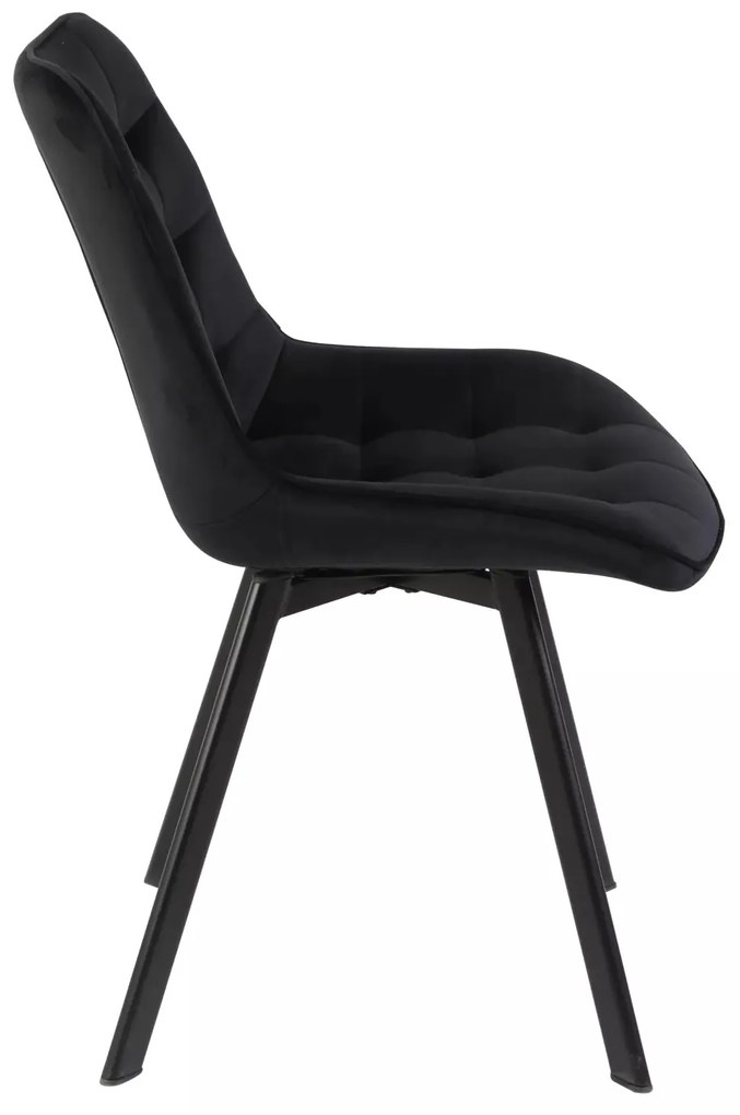 Sametová jídelní židle Monti - výber z 4 prevedení