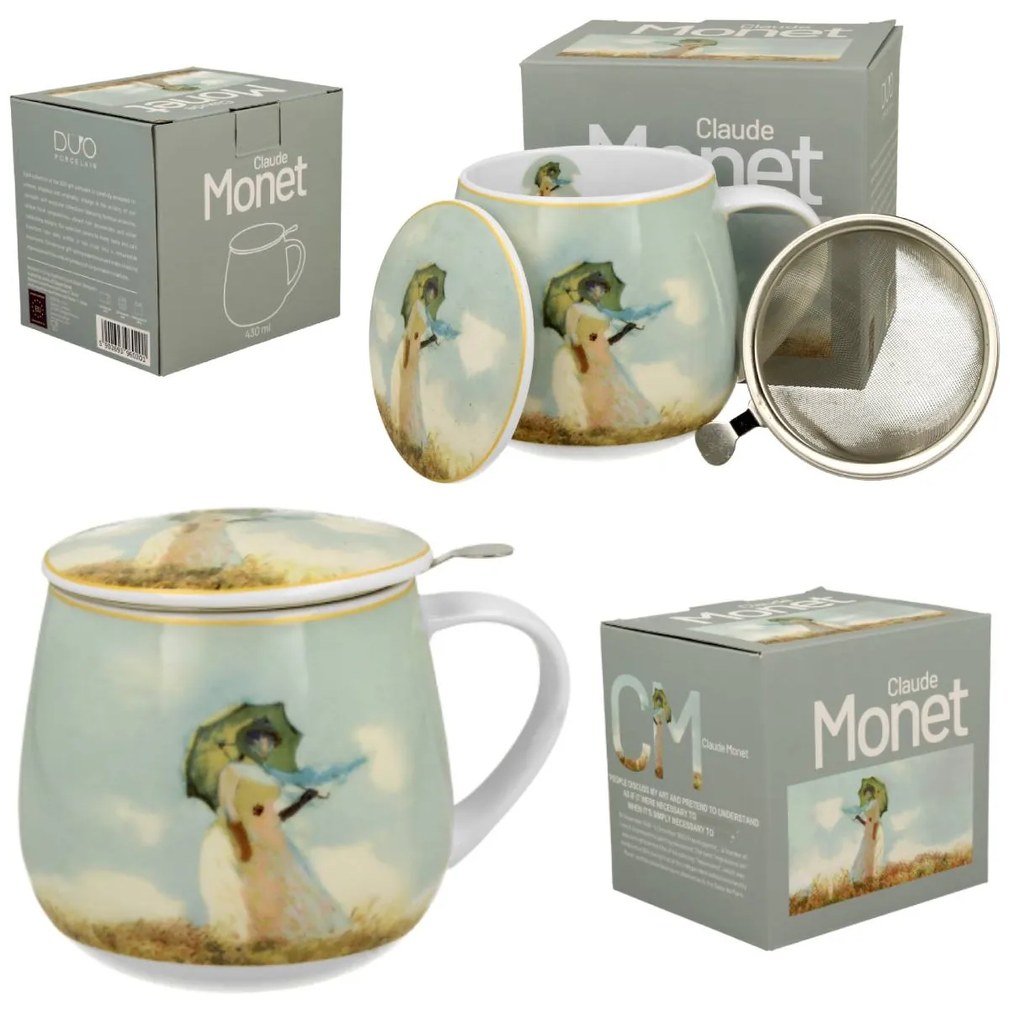 Čajová súprava Monet Woman with Parasol 430 ml