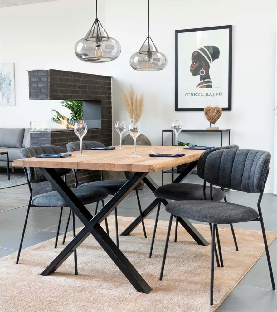 Jedálenský stôl s doskou z masívneho duba House Nordic Toulon, 140 x 95 cm