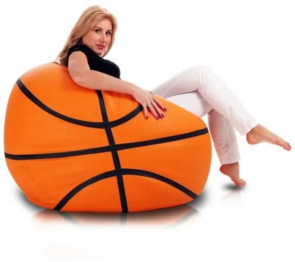 INTERMEDIC Sedací vak Basketball Oranž