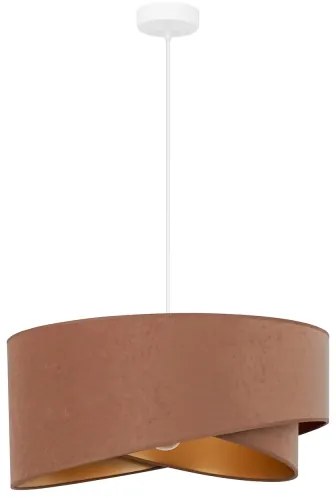 Brilagi - LED Luster na lanku LYRA 1xE27/15W/230V hnedá/zlatá